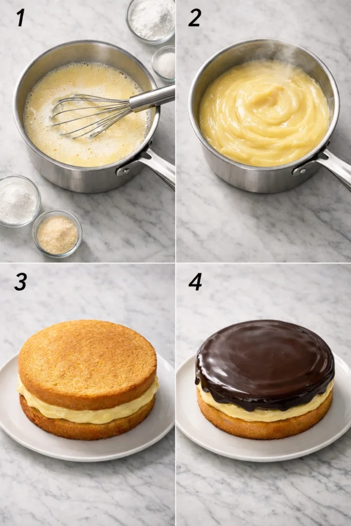 Boston Cream Cake