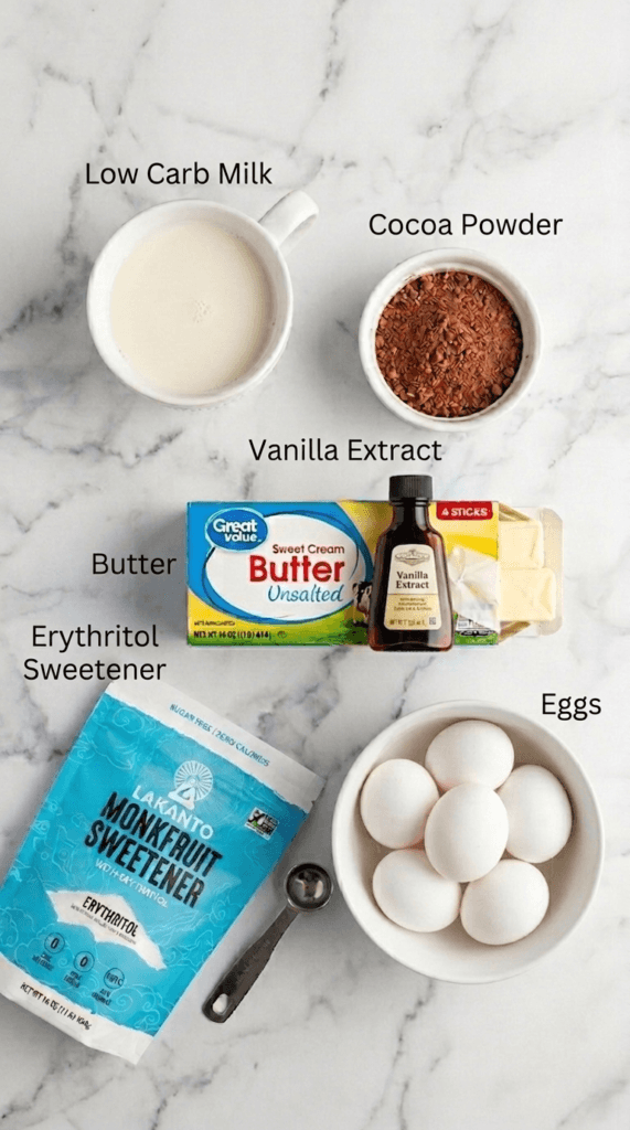 Keto Ice Cream ingredients