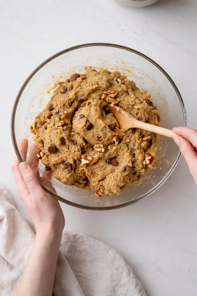 Delicious chocolate chip pecan cookies 4 Making chocolate chip pecan cookies