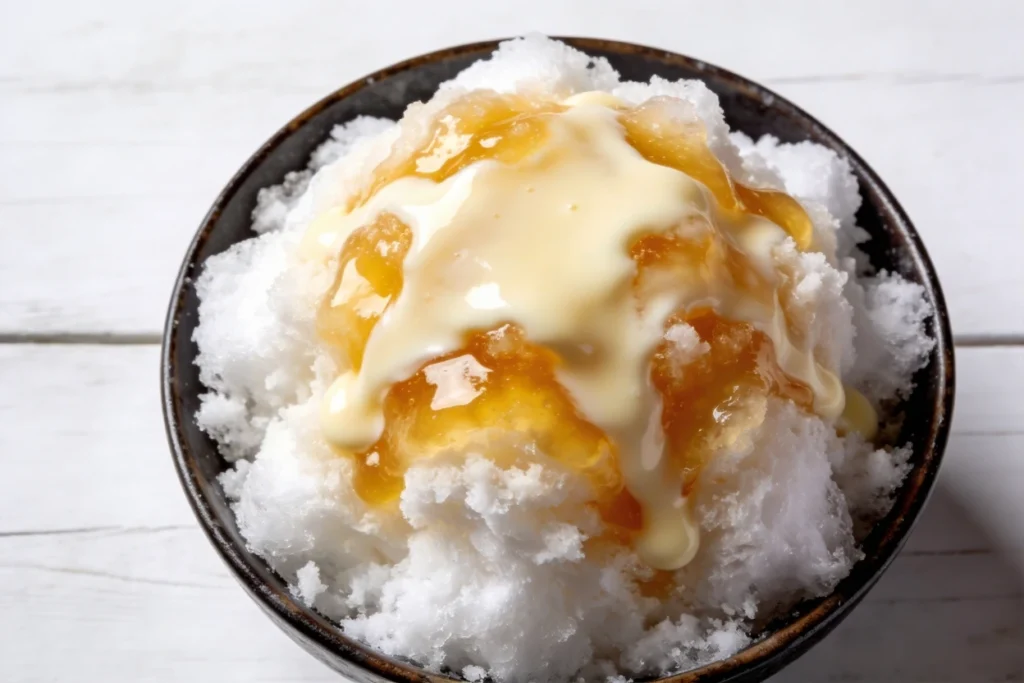 Snow Ice Cream with Condensed Milk Recipe