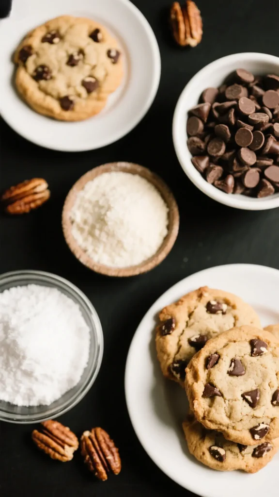 chocolate chip pecan cookies Ingredients