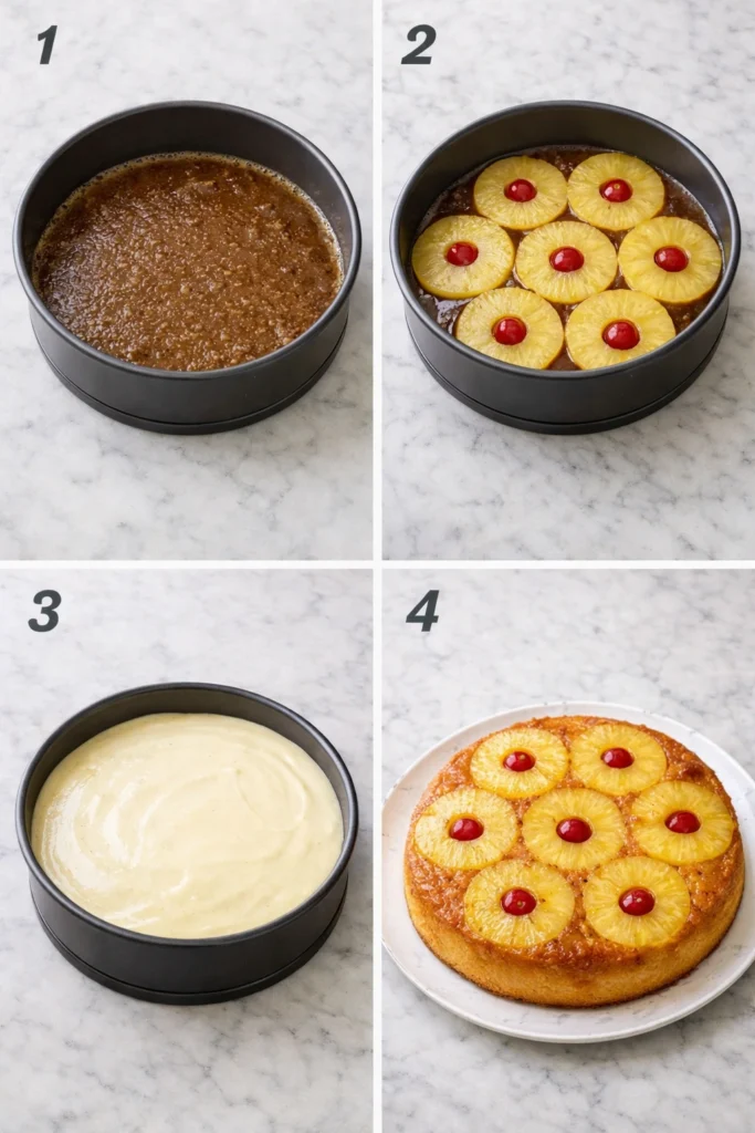 Pineapple Upside Down Cake with Cake Mix 