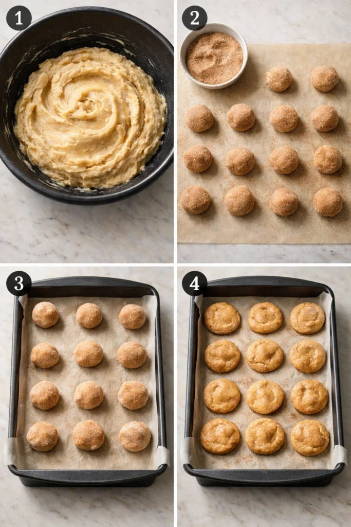 Preparation for Cinnamon Sugar Cookies