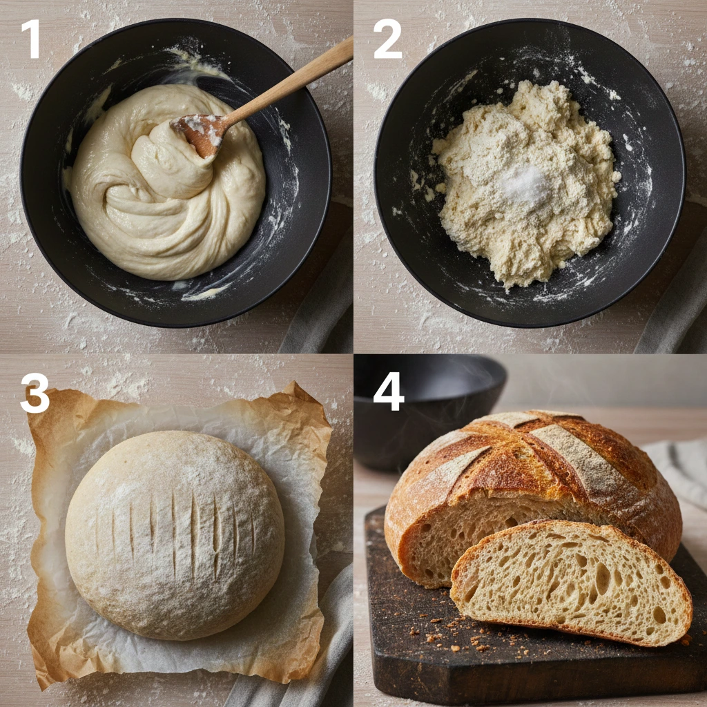 Preparation for Sourdough Discard Bread