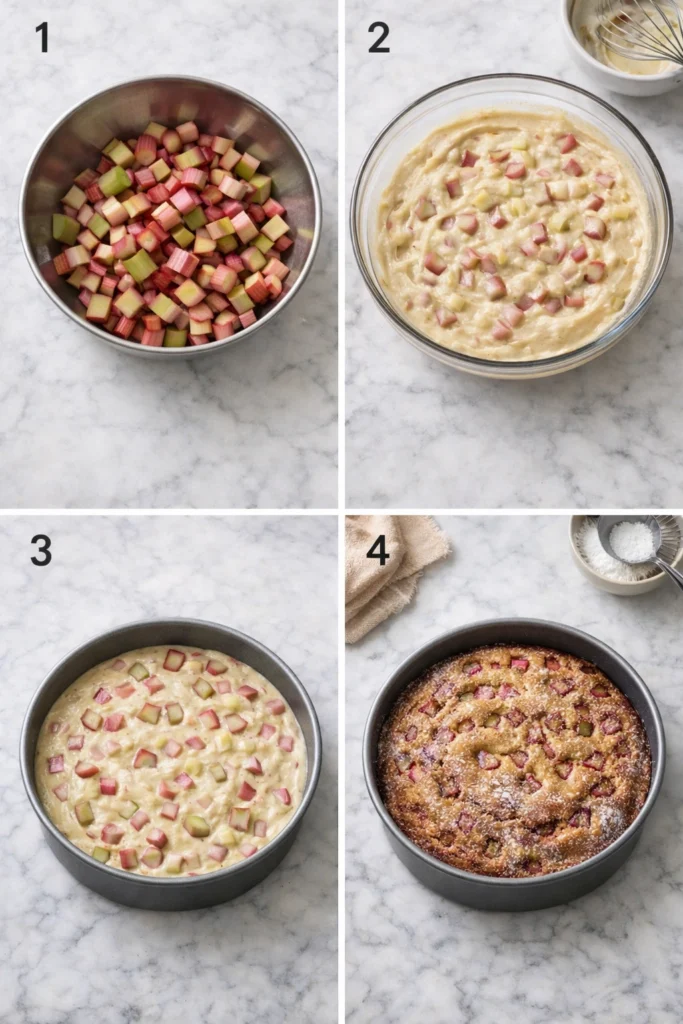 Rhubarb Cake