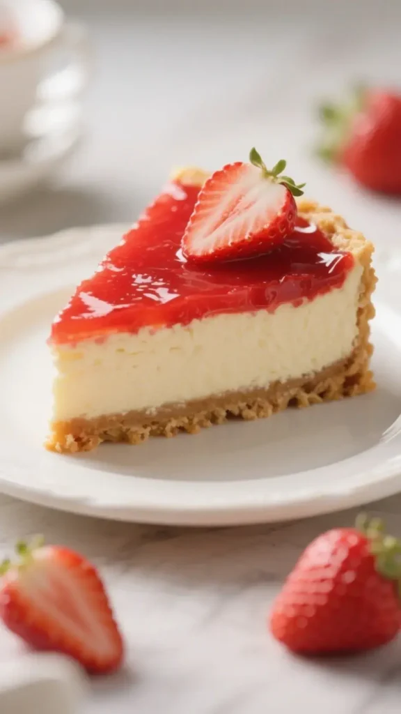 Classic Strawberry Cheesecake Recipe 3 cheesecake with strawberries
