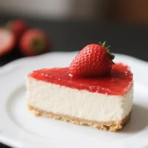 homemade Strawberry Cheesecake