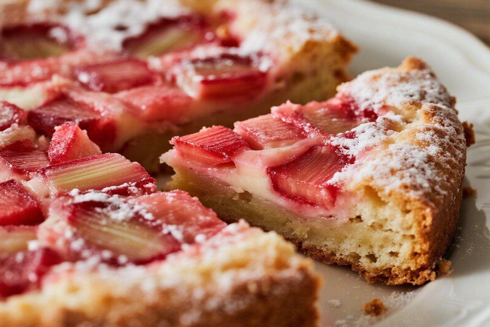 rhubarb cake