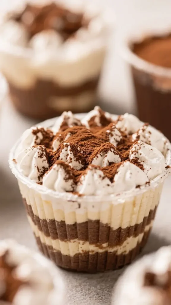 Creamy Tiramisu Cups