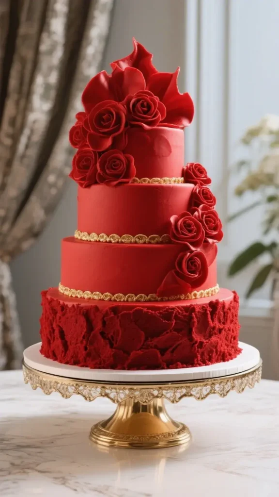 5 Creative Leo Birthday Cake Designs 10 Dramatic Red Velvet Showstopper