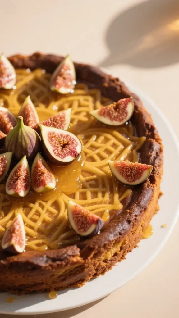 Fig and Honey Summer Fruit Cake