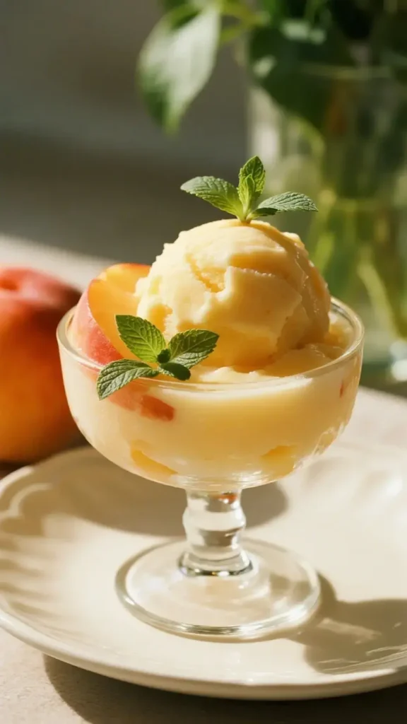 7 Must-Try Peach Recipes for Any Occasion 15 Frozen Peach Sorbet