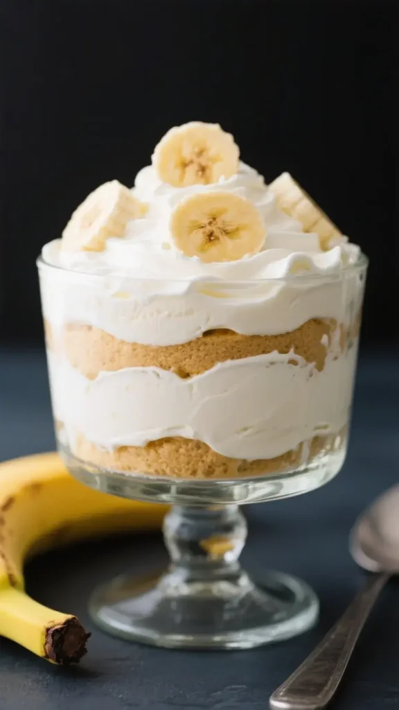 No Bake Creamy Banana Pudding