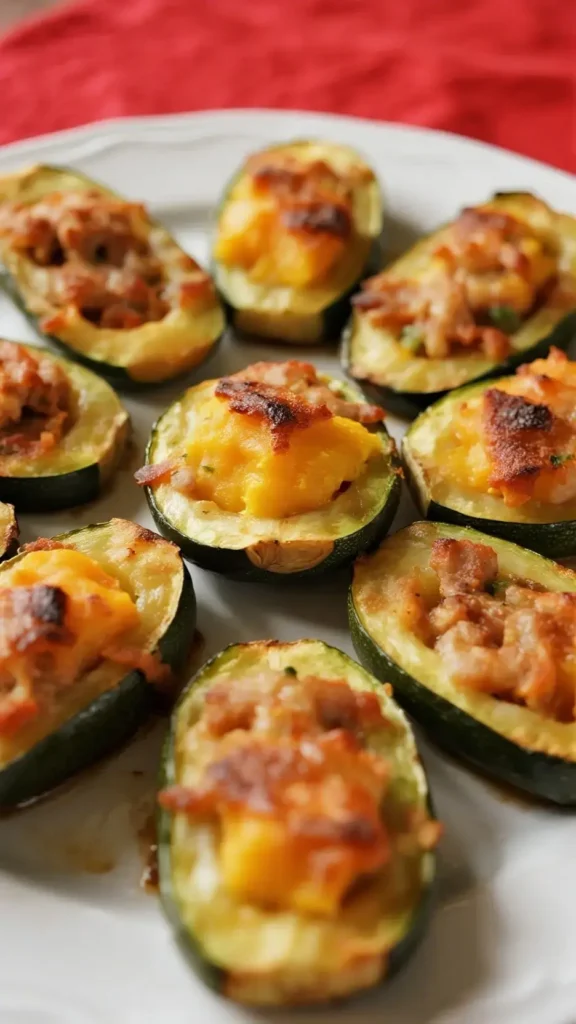 Stuffed Zucchini Boats with Savory Fillings