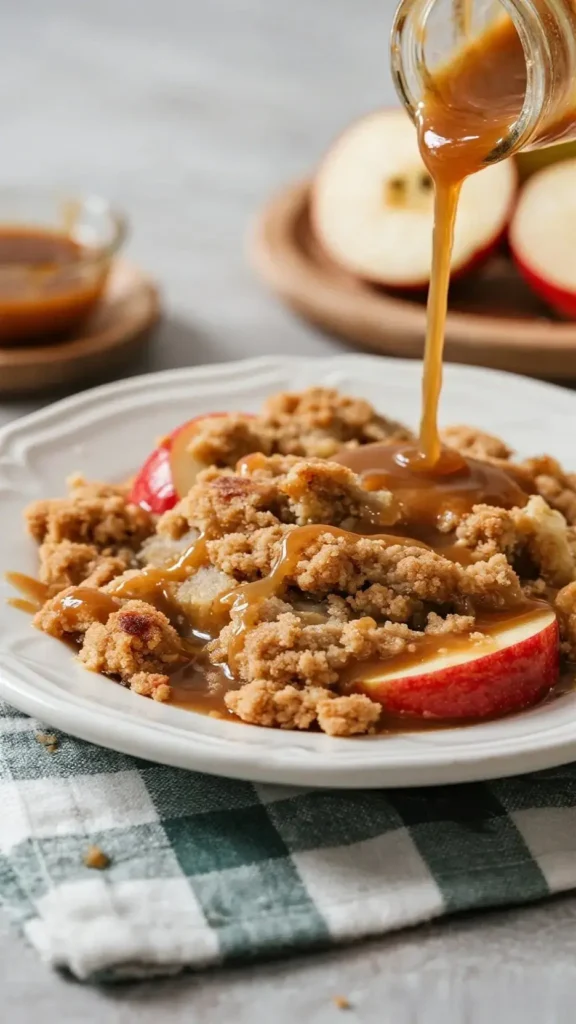 Caramel Apple Crisp