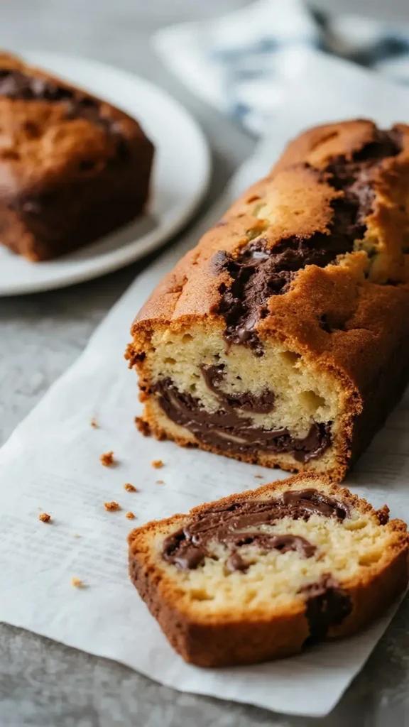 Chocolate Marble Pound Cake Bread