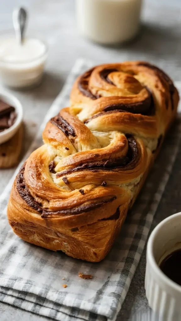 Chocolate Swirl Brioche Bread
