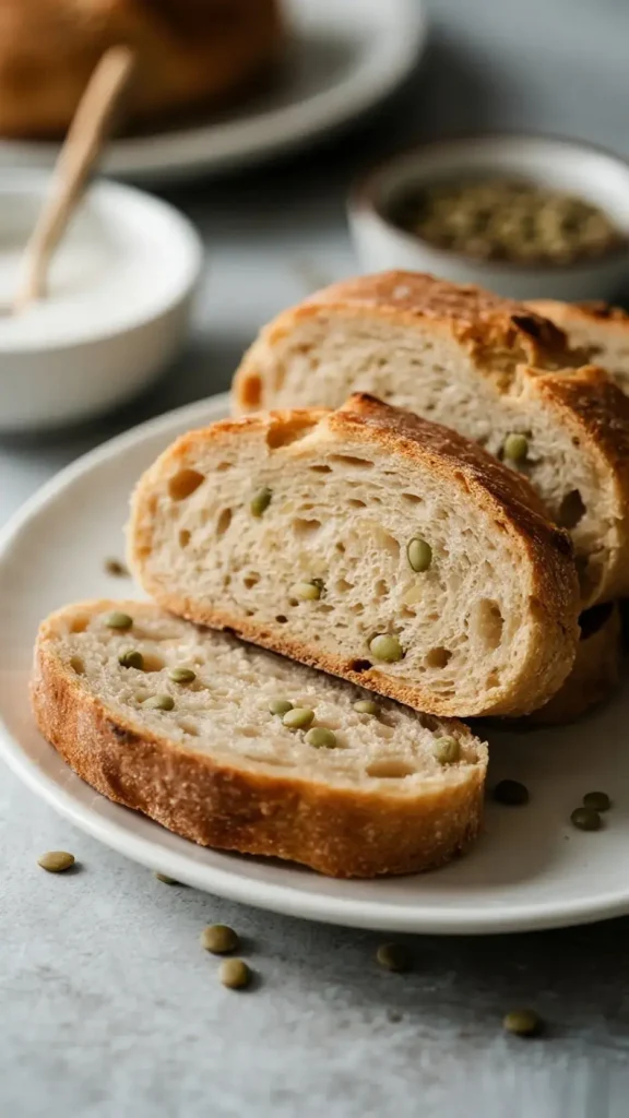 Lentil Flour Bread