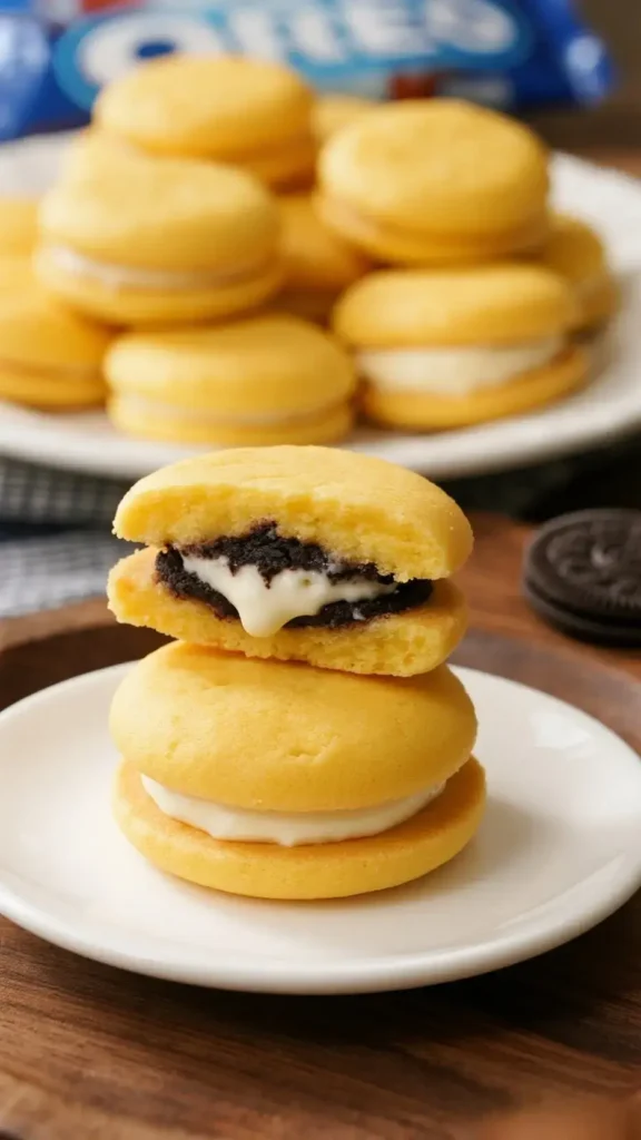 Oreo Stuffed Cookies