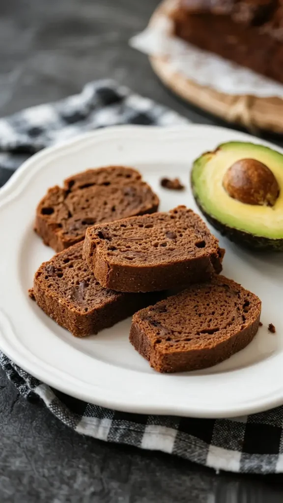 Vegan Chocolate Avocado Bread