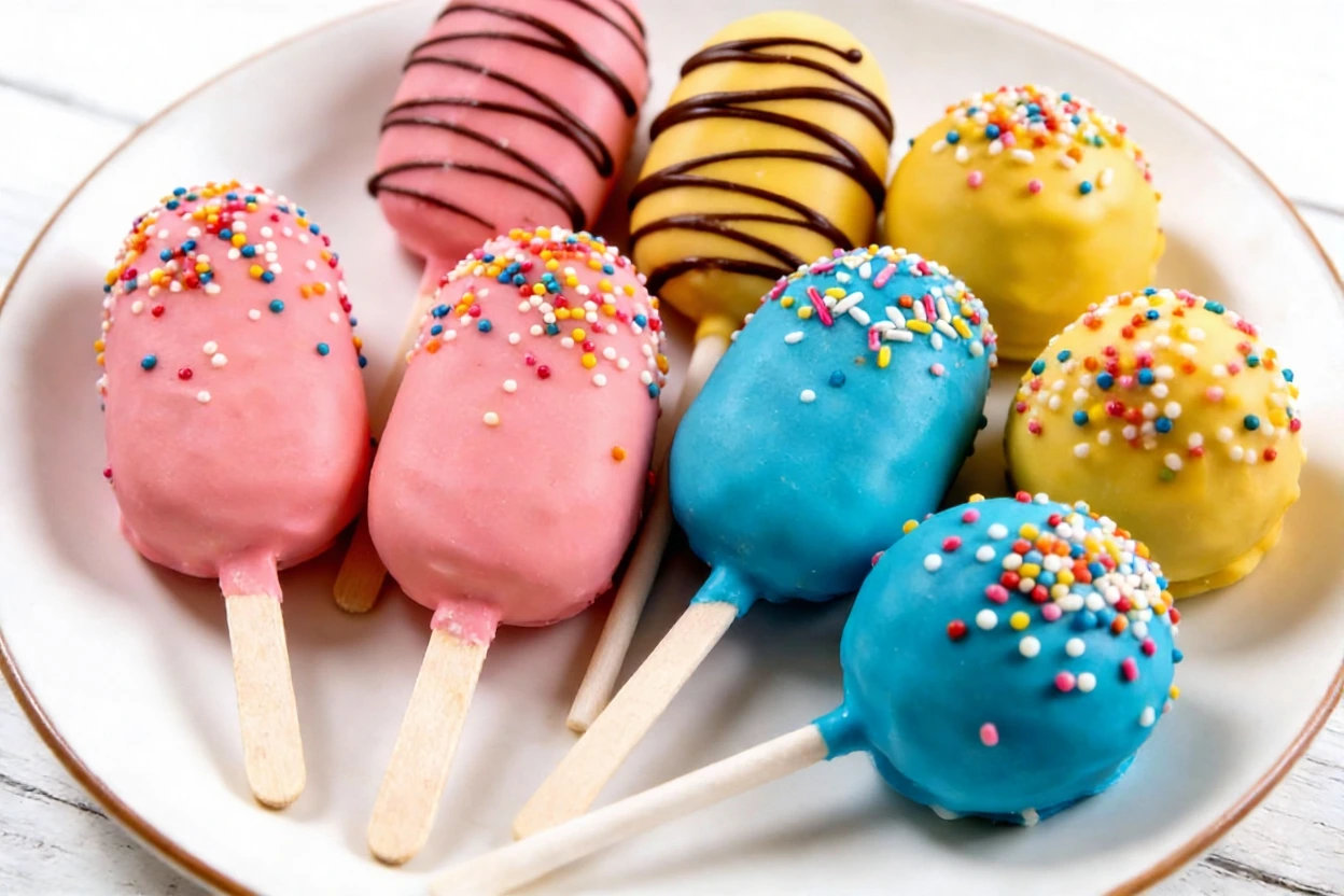 Cake Popsicles