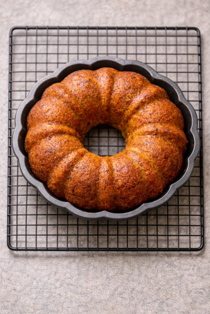 Carrot Bundt Cake Preparation