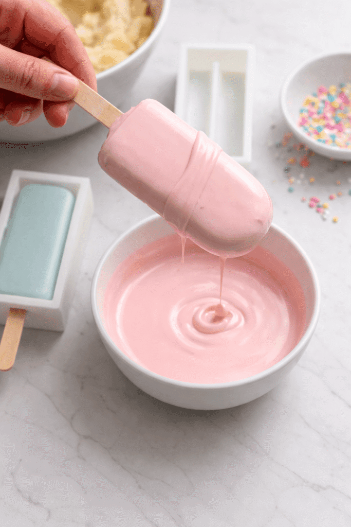Coat the Cake Popsicles