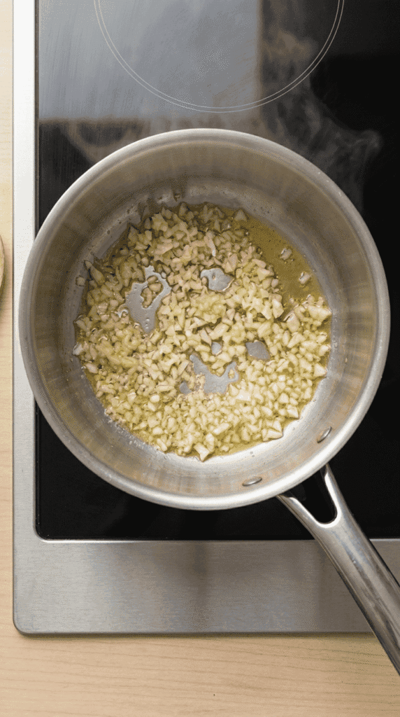 Cook the Garlic and Butter