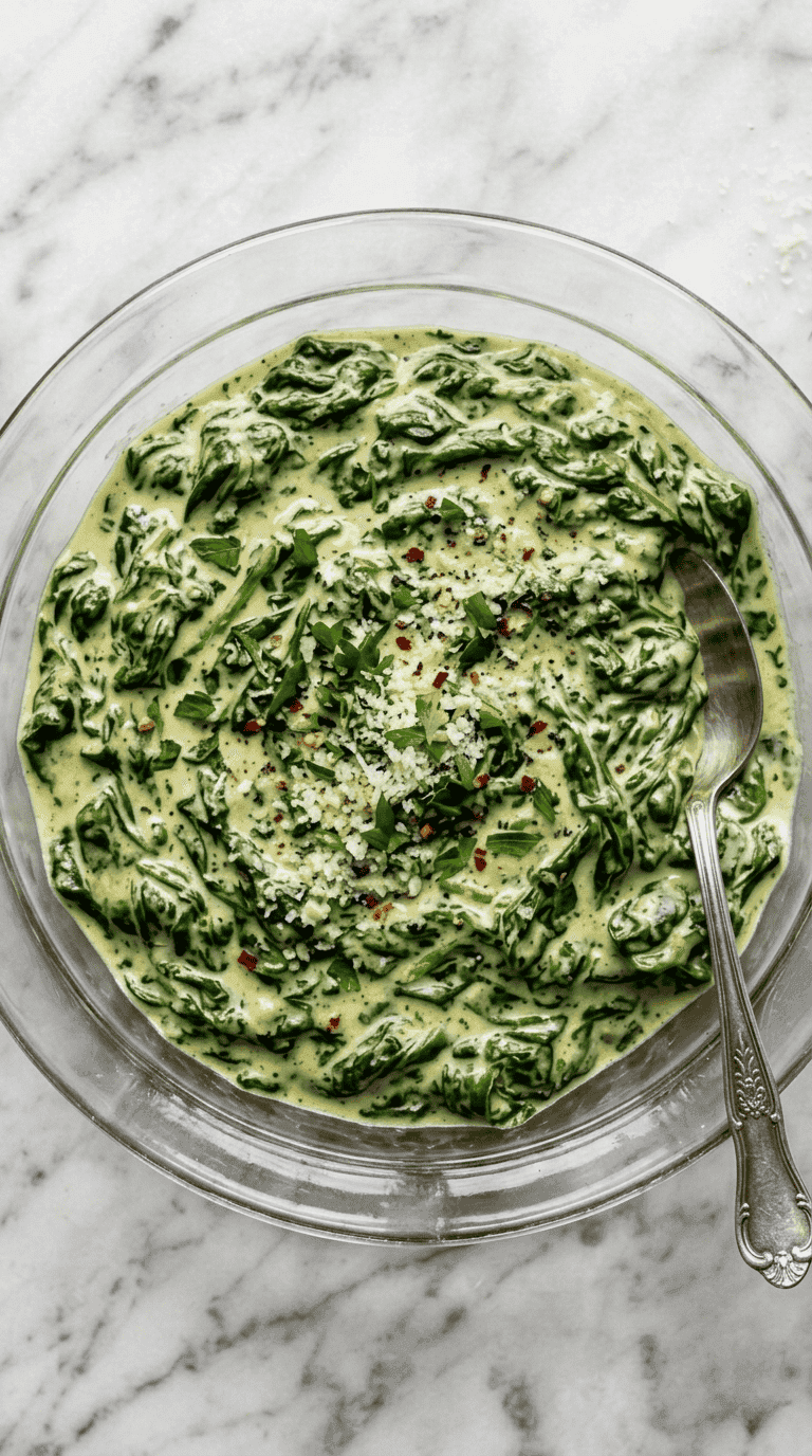 Creamy Spinach Recipe