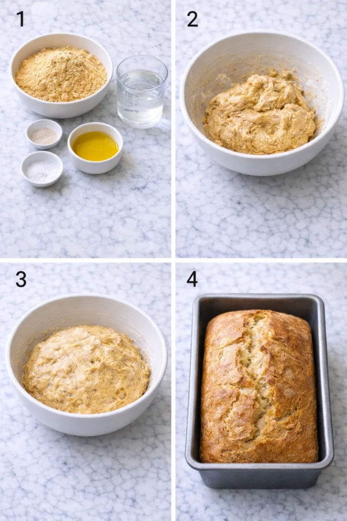 Einkorn Bread preparation