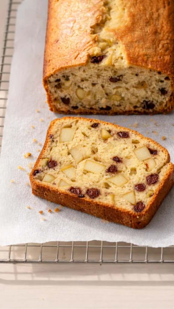 Baking the Pear Bread