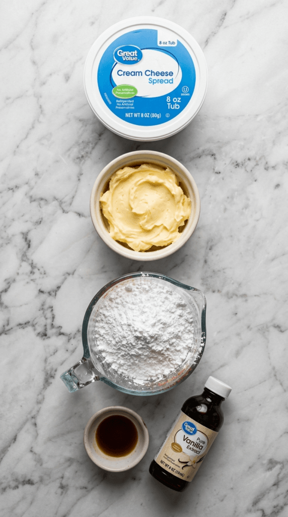 Cream Cheese Ingredients