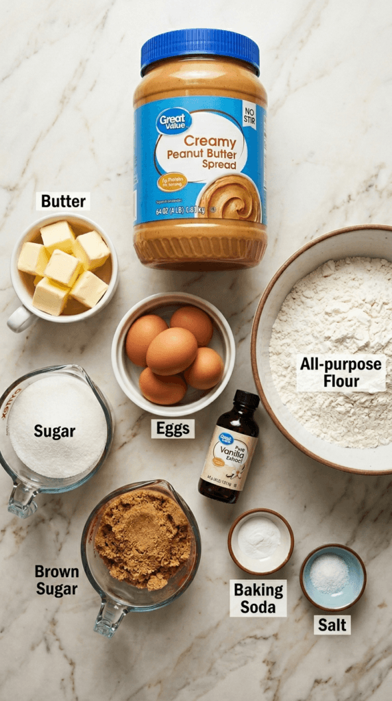 Perfect Peanut Butter Cookie Recipe 3 Peanut Butter Cookie Ingredients