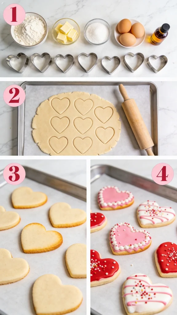 Valentine’s Sugar Cookies Recipe