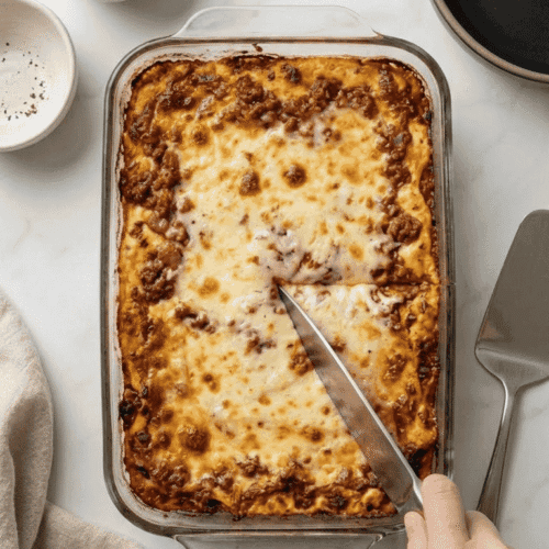 Bake your lasagna recipe