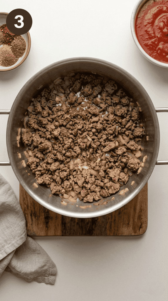 Brown The Ground Beef