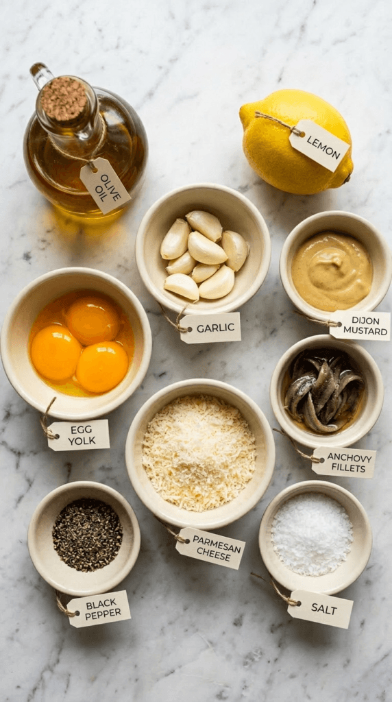Caesar Dressing Ingredient Overview