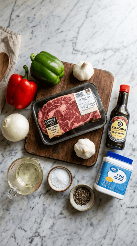 Pepper Steak Recipe Ingredient Overview