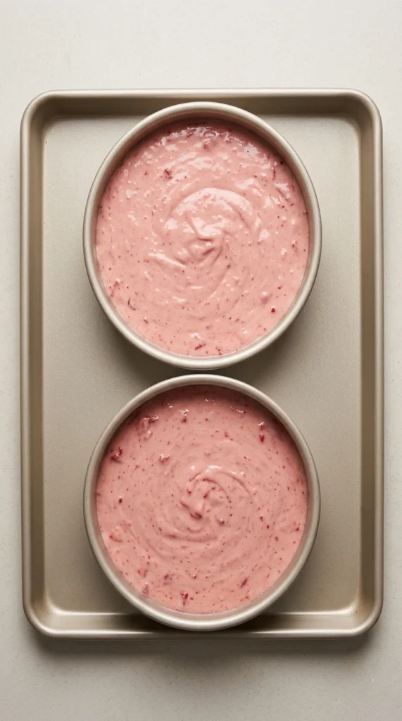 Delicious Strawberry Cake (Spring cake) 5 baking pans